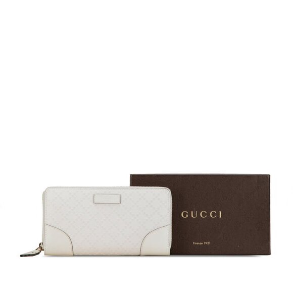 GUCCI White Leather Wallet - Picture 10 of 11